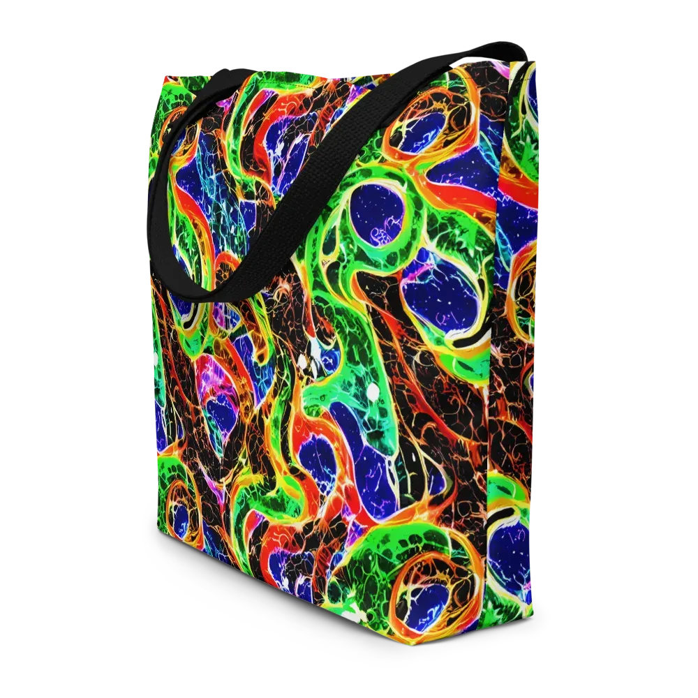 Wildfire Circuit on Large Tote Bag W/ Pocket — Front