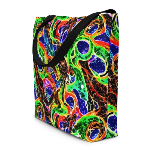 Wildfire Circuit on a Large Tote Bag W/ Pocket