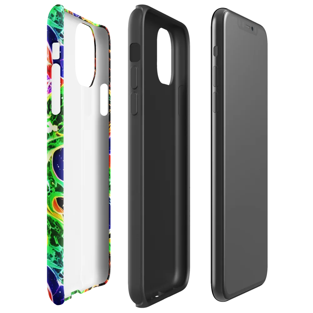 Wildfire Circuit on Tough Case for iPhone® — Right