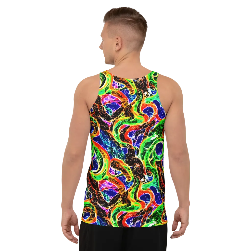 Wildfire Circuit on Men's Tank Top — Back