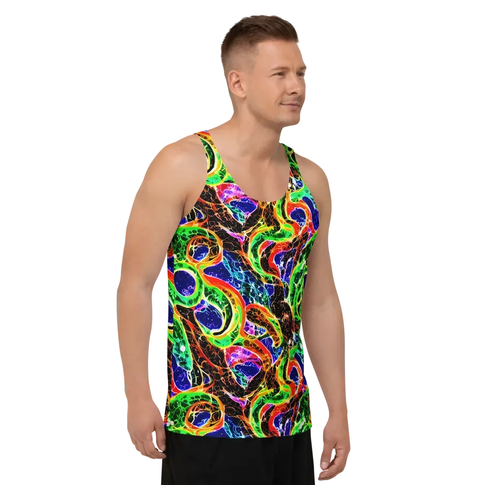 Wildfire Circuit on Men's Tank Top — Right Front