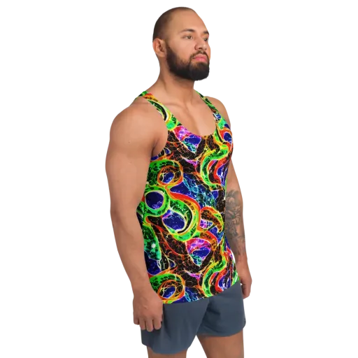 Wildfire Circuit on a Men's Tank Top