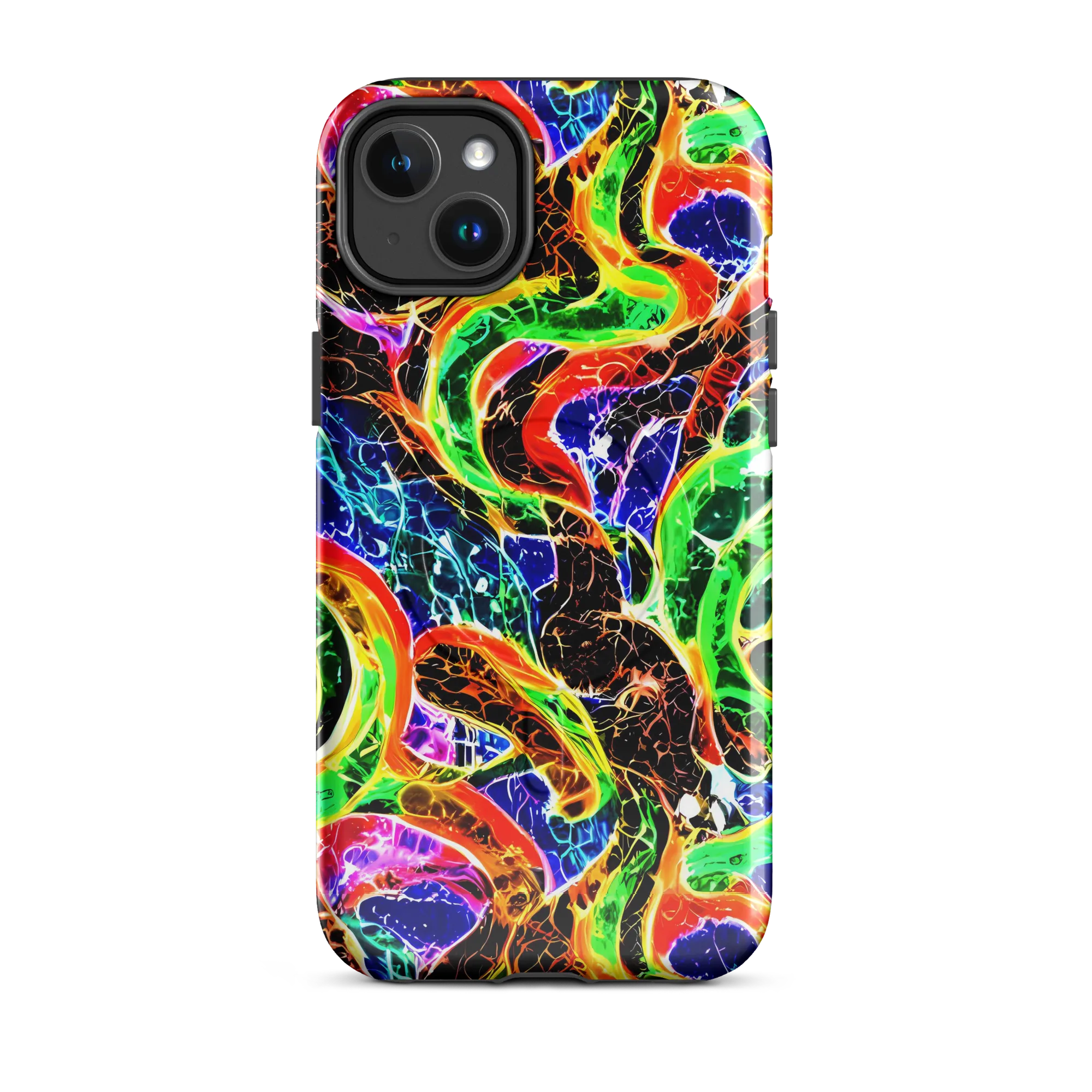 Wildfire Circuit on MagSafe Tough Case for iPhone® — Front