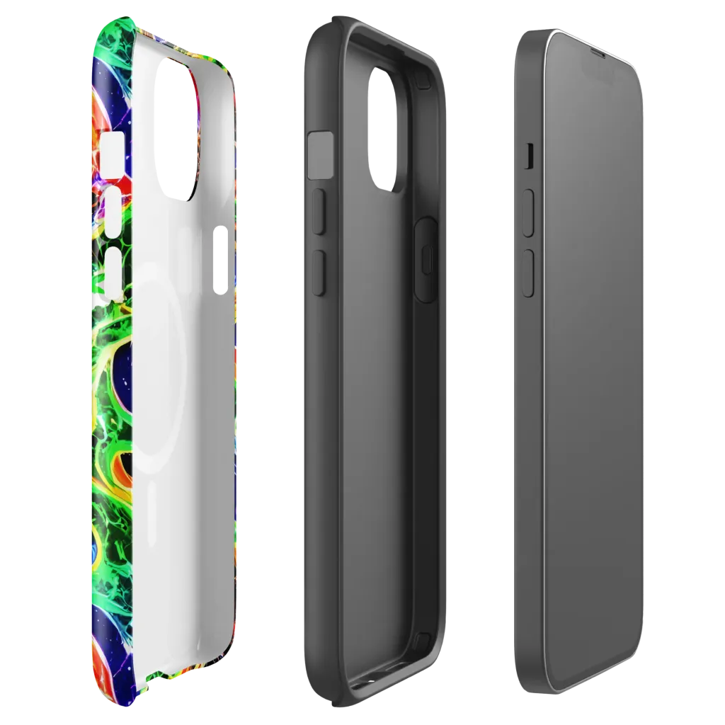 Wildfire Circuit on MagSafe Tough Case for iPhone® — Front
