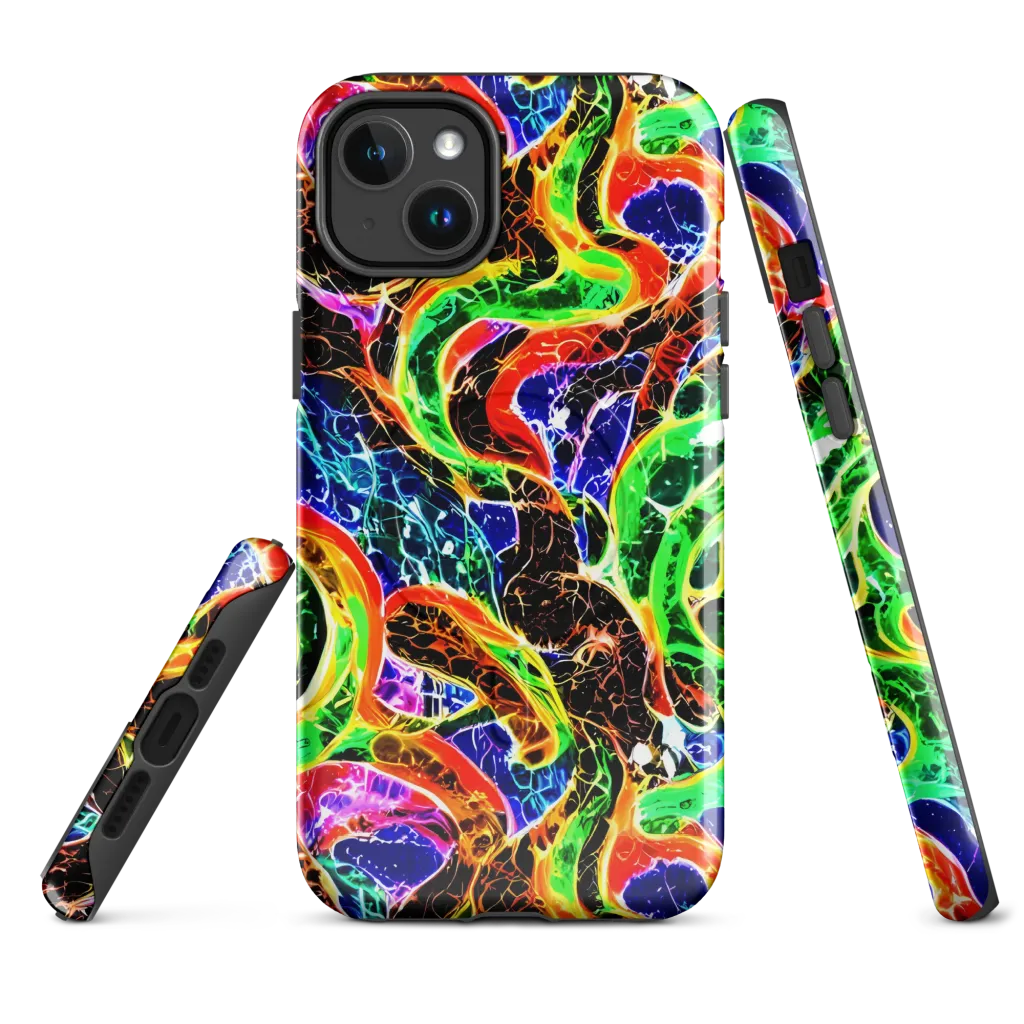 Wildfire Circuit on MagSafe Tough Case for iPhone® — Front