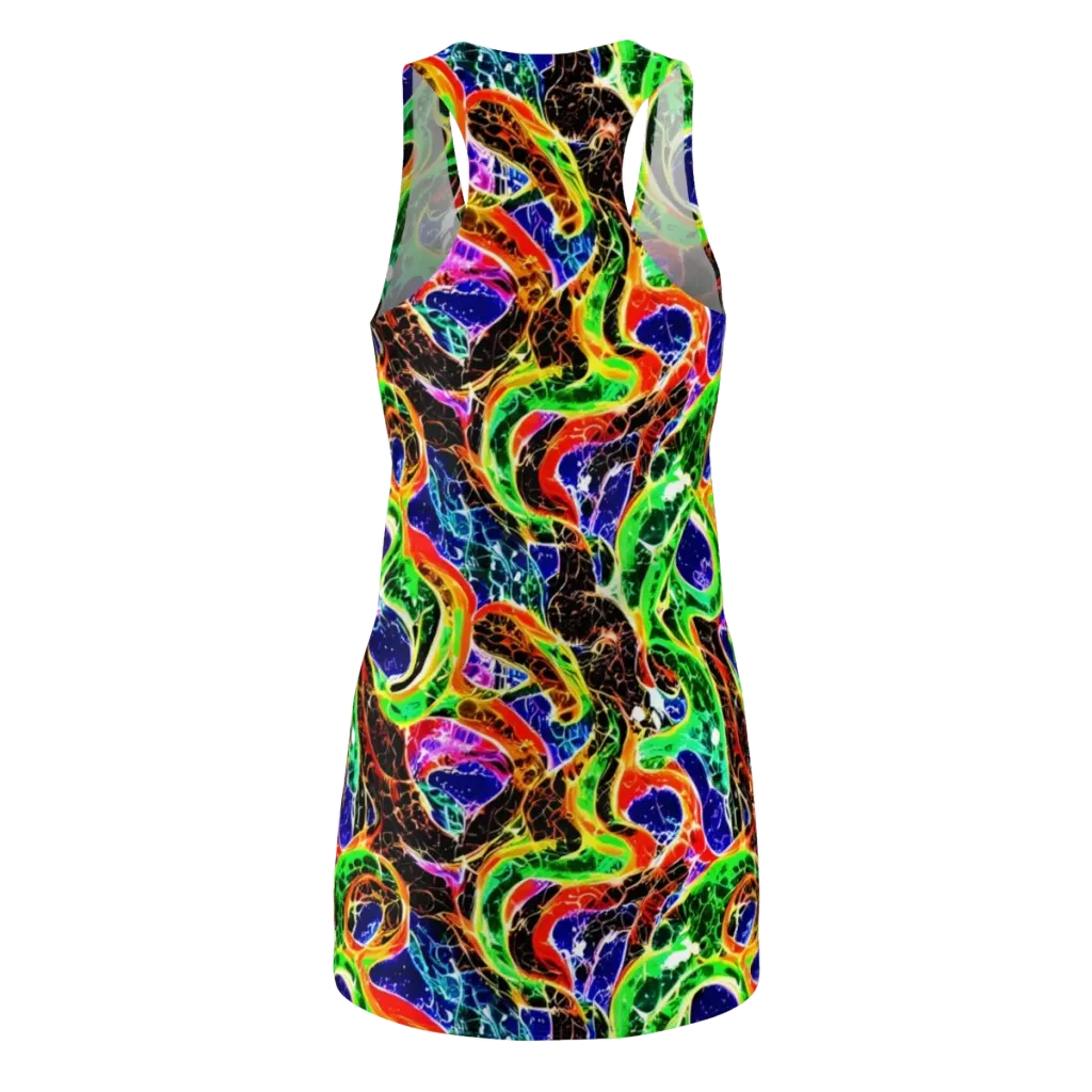 Wildfire Circuit on Racerback Dress — Back