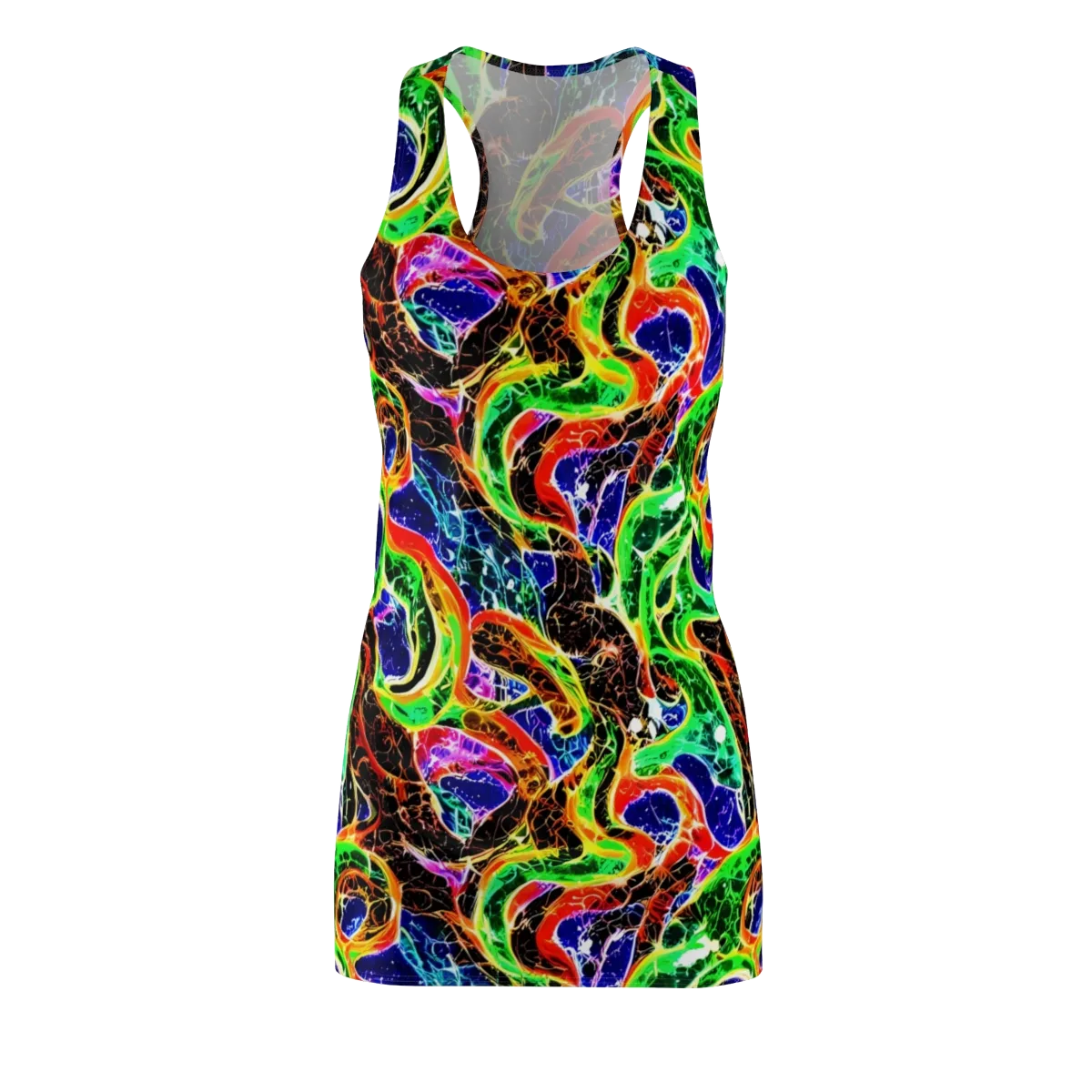 Wildfire Circuit on Racerback Dress — Front