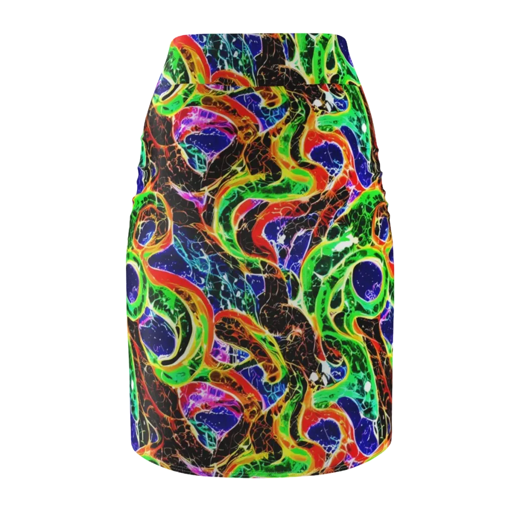 Wildfire Circuit on Pencil Skirt — Back