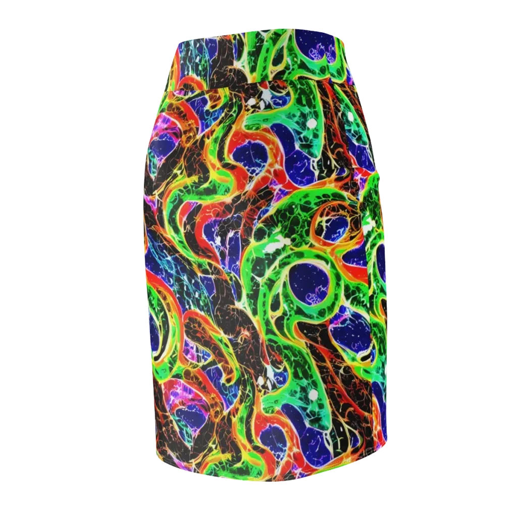 Wildfire Circuit on Pencil Skirt — Back Side