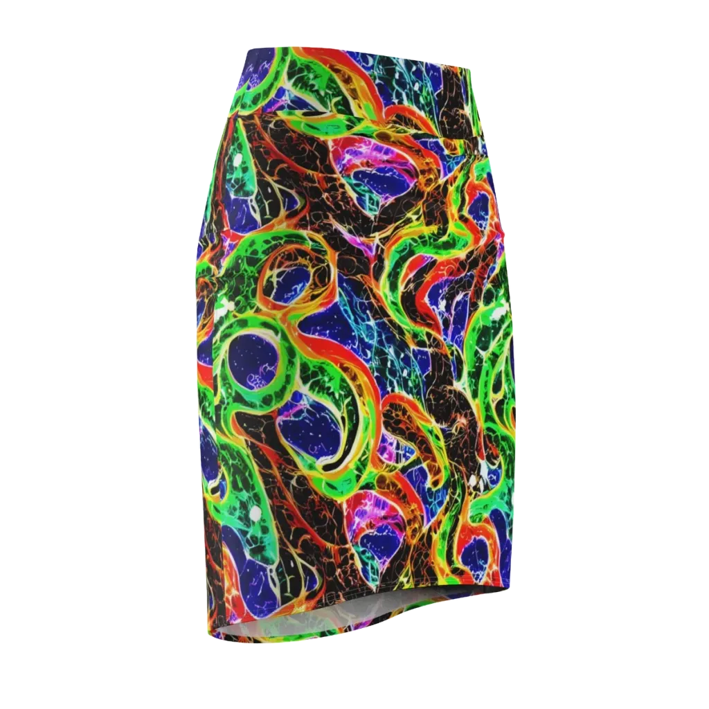 Wildfire Circuit on Pencil Skirt — Front Side