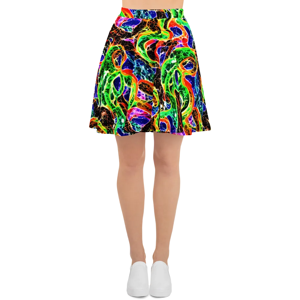 Wildfire Circuit on Skater Skirt — Front