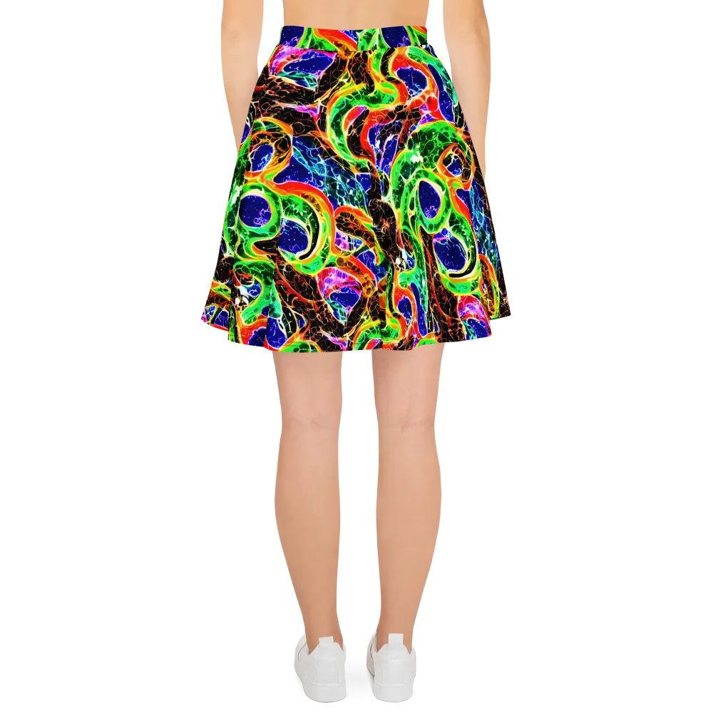 Wildfire Circuit on Skater Skirt — Back