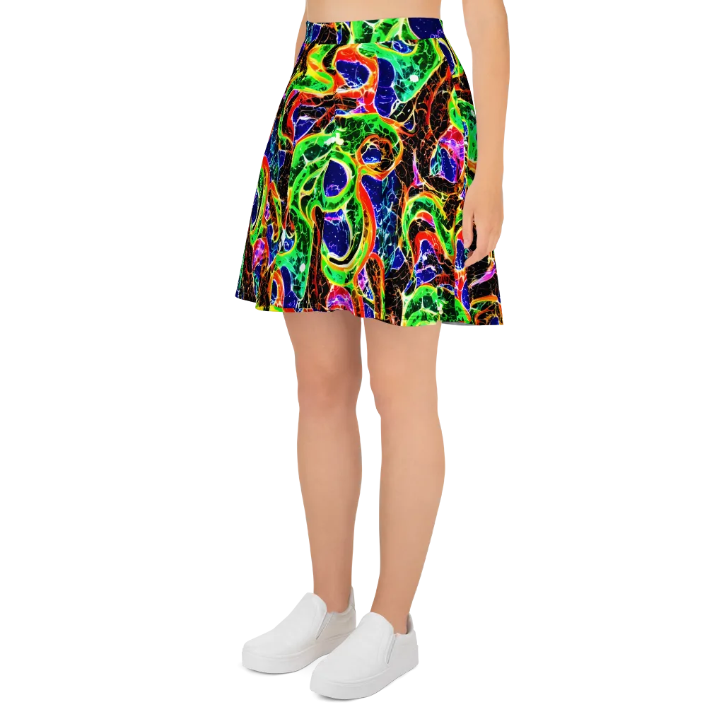 Wildfire Circuit on Skater Skirt — Left