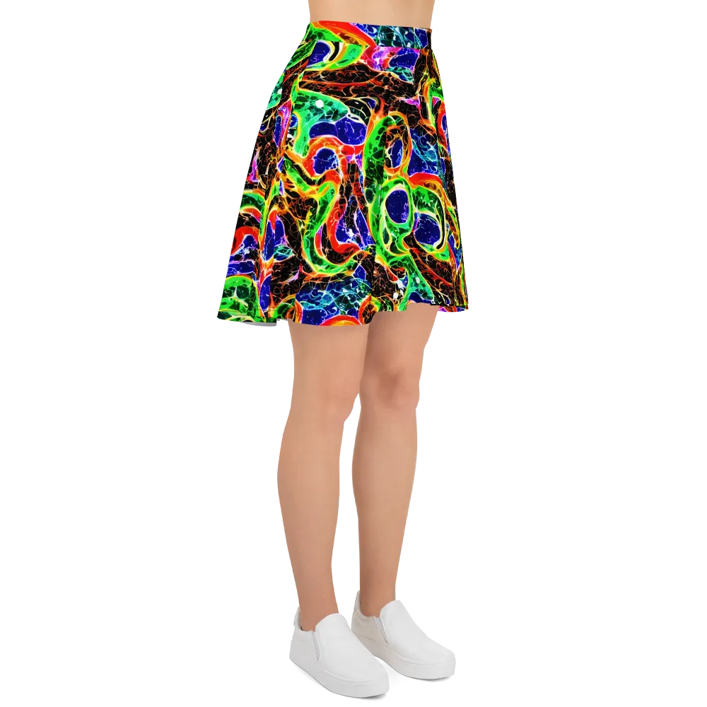Wildfire Circuit on Skater Skirt — Right