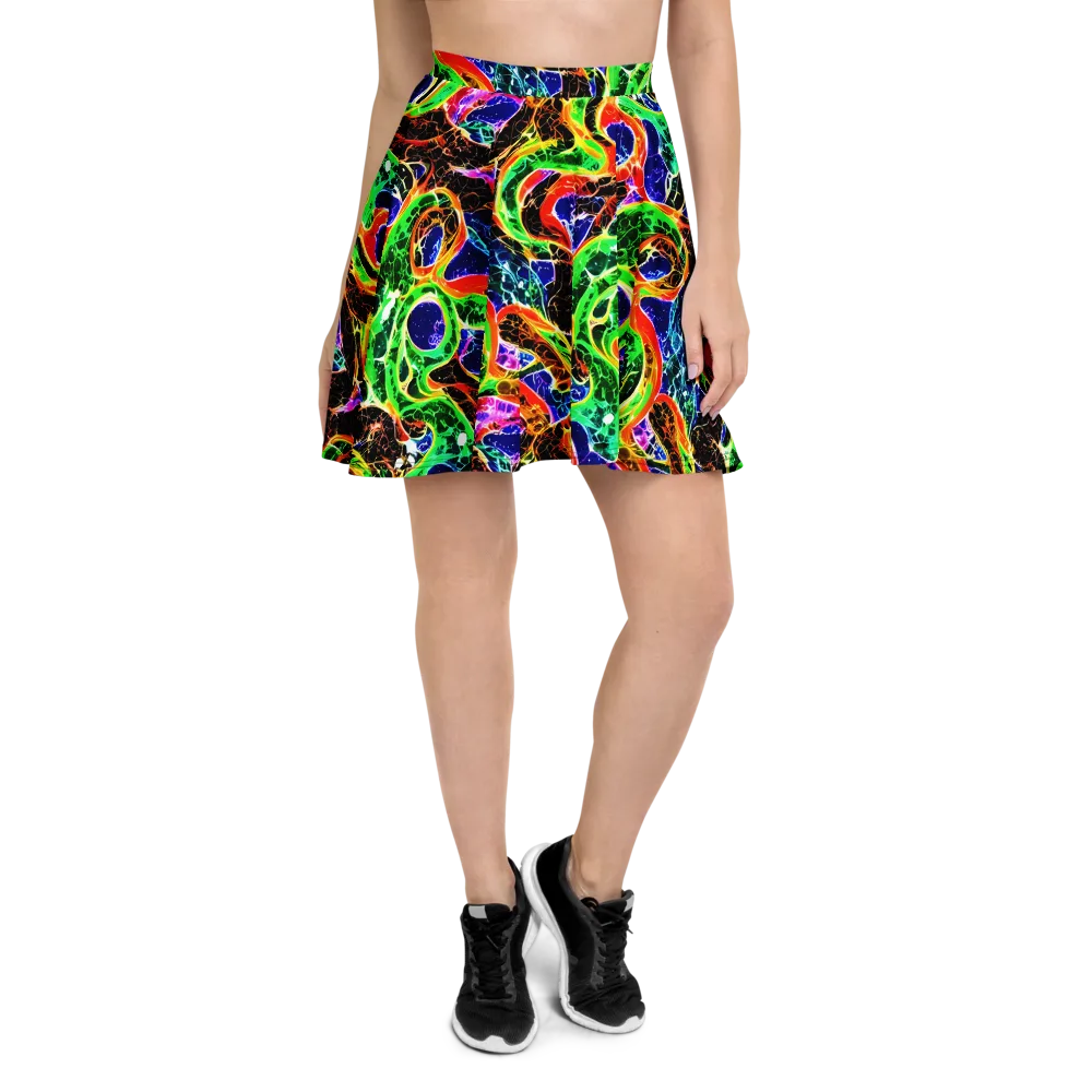 Wildfire Circuit on Skater Skirt — Front