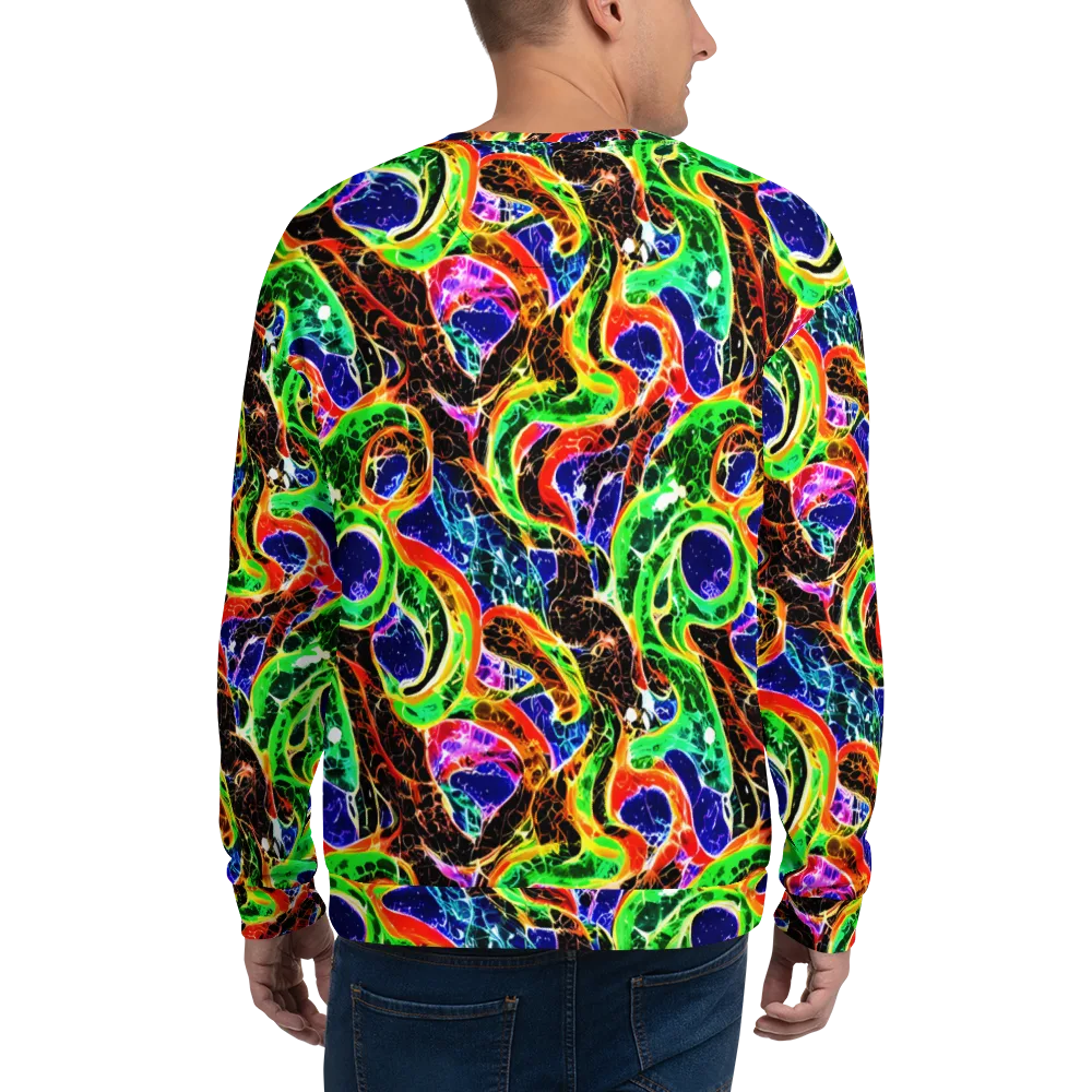 Wildfire Circuit on Sweatshirt — Back