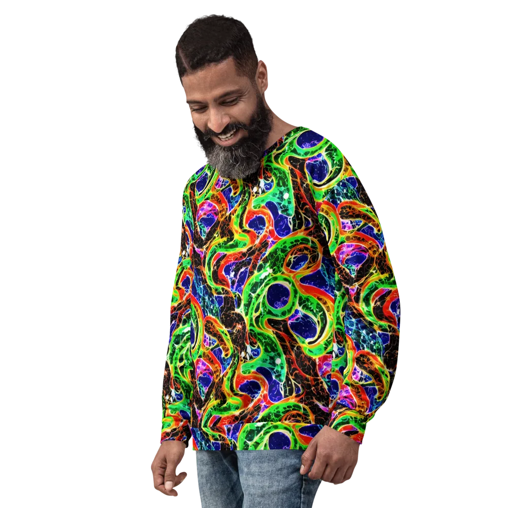 Wildfire Circuit on Sweatshirt — Left Front
