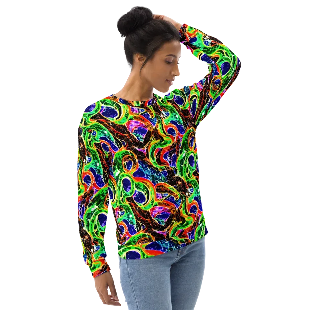 Wildfire Circuit on Sweatshirt — Right Front