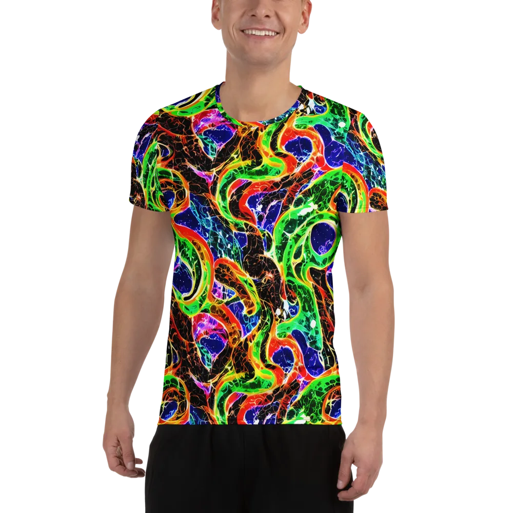 Wildfire Circuit on Men's Athletic T-Shirt — Front