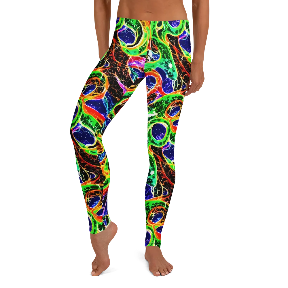Wildfire Circuit on Leggings — Front