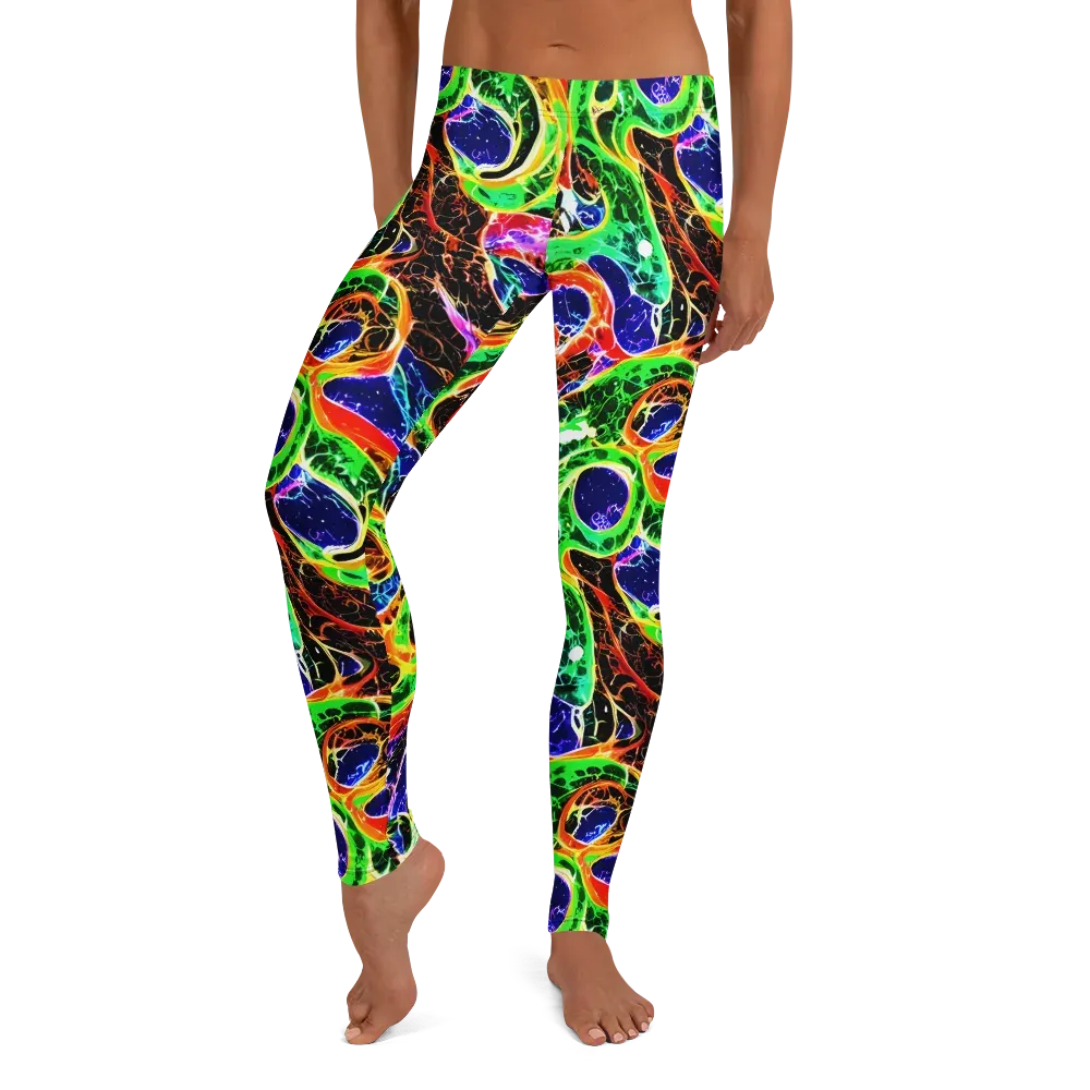 Wildfire Circuit on Leggings — Front