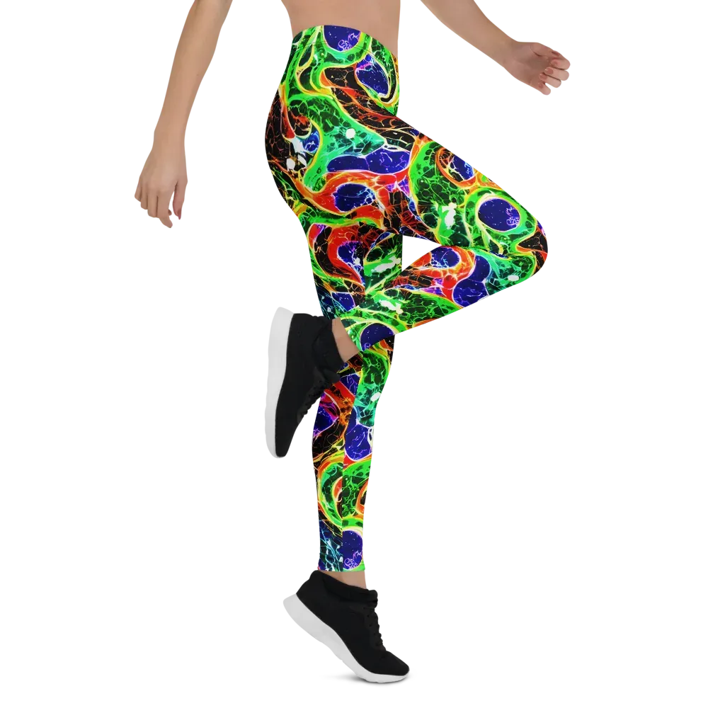 Wildfire Circuit on Leggings — Right
