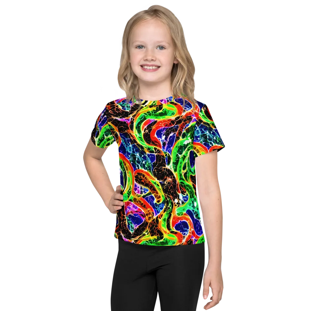Wildfire Circuit on Kids Crew Neck T-Shirt — Front