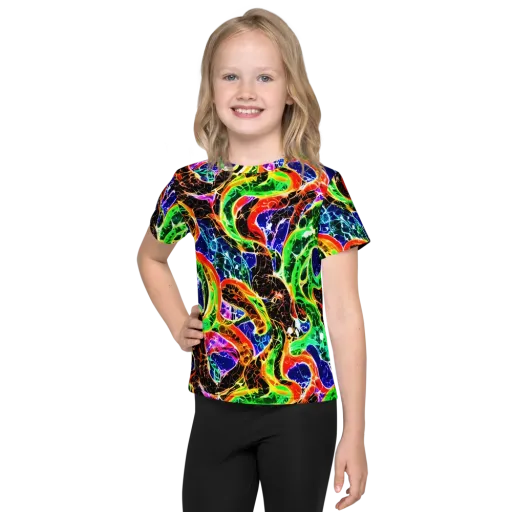 Wildfire Circuit on a Kids Crew Neck T-Shirt