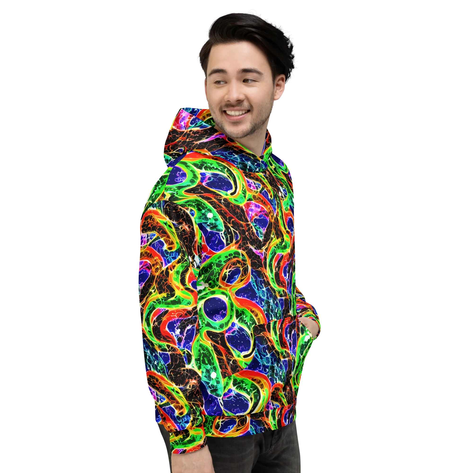 Wildfire Circuit on Hoodie — Right