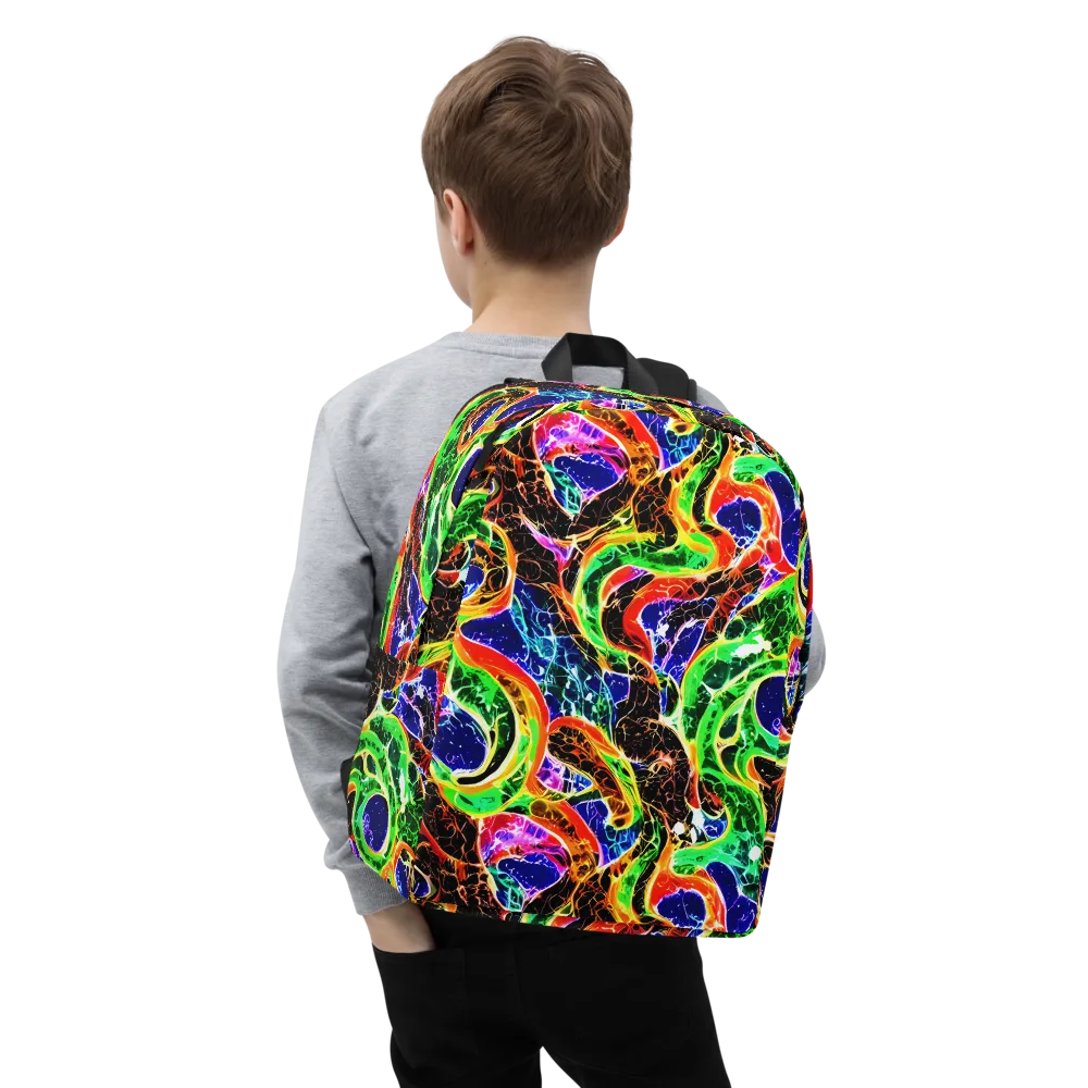 Wildfire Circuit on Minimalist Backpack — Zoomed-in