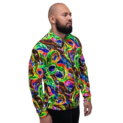 Wildfire Circuit on a Bomber Jacket