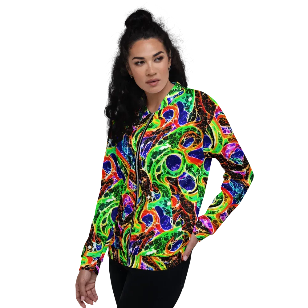 Wildfire Circuit on Bomber Jacket — Left