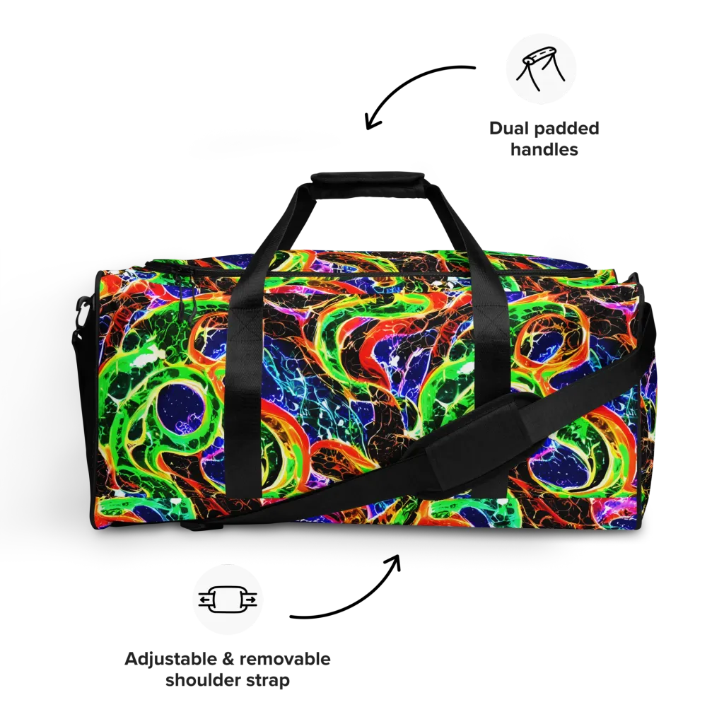 Wildfire Circuit on Duffle Bag — Front