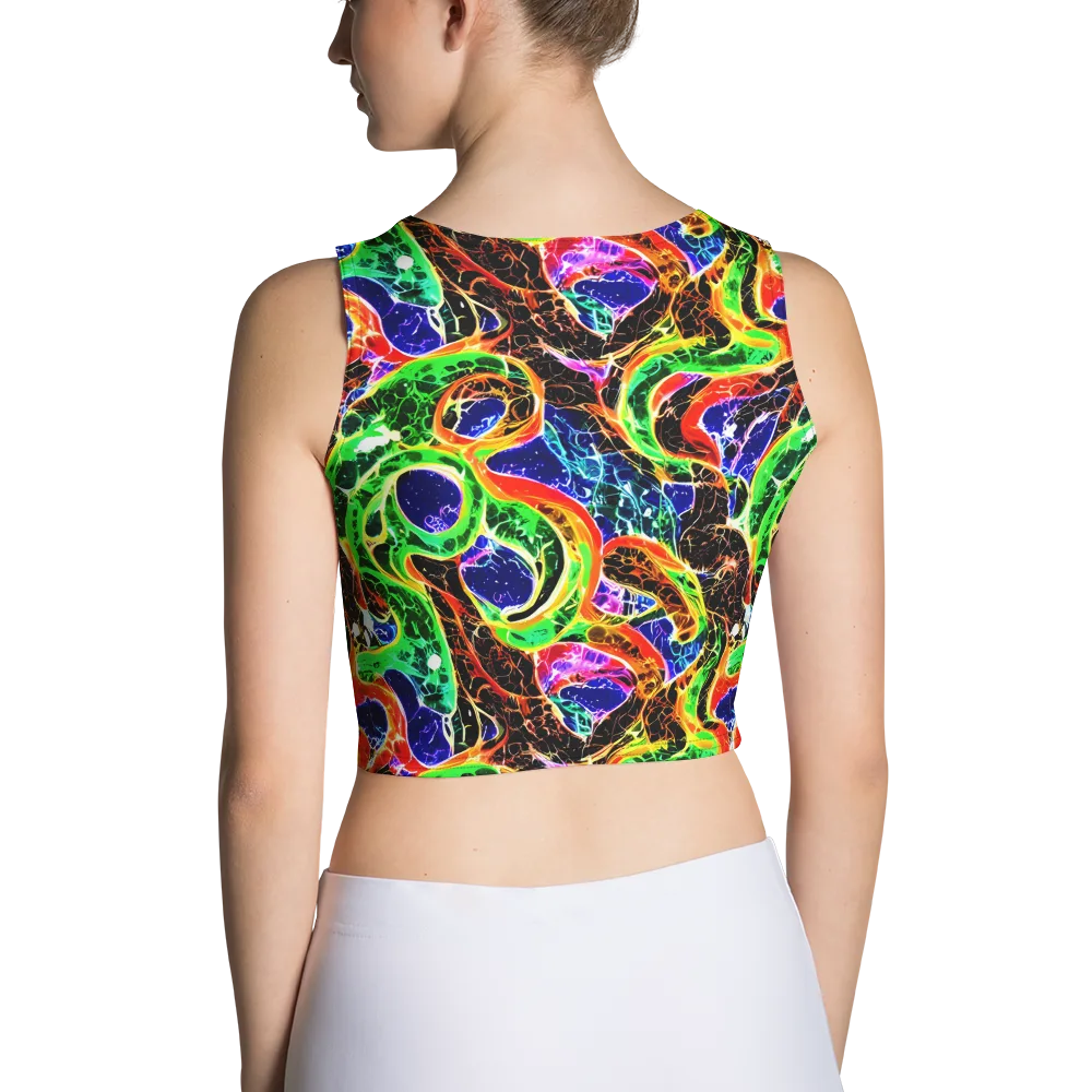 Wildfire Circuit on Crop Top — Back