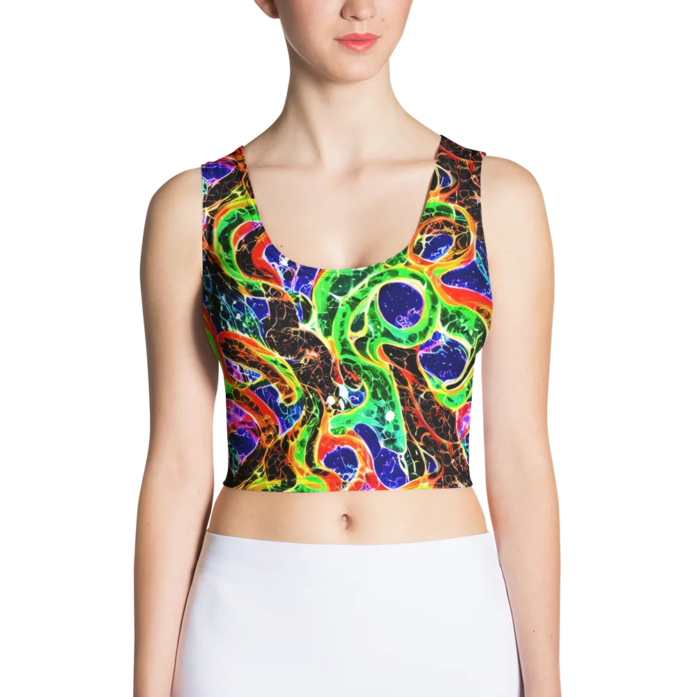 Wildfire Circuit on Crop Top — Front