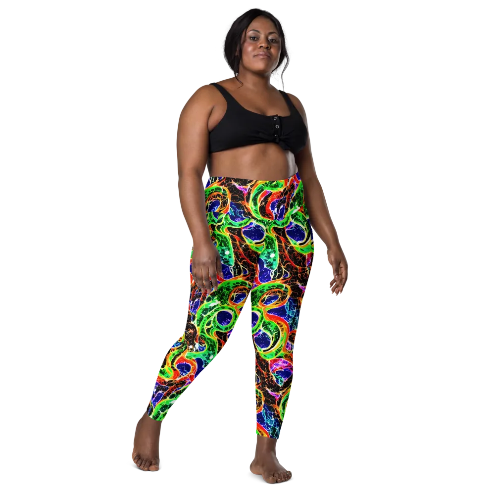 Wildfire Circuit on Leggings with Pockets — Front