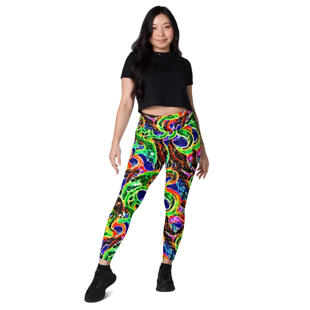 Wildfire Circuit on Leggings with Pockets — Front