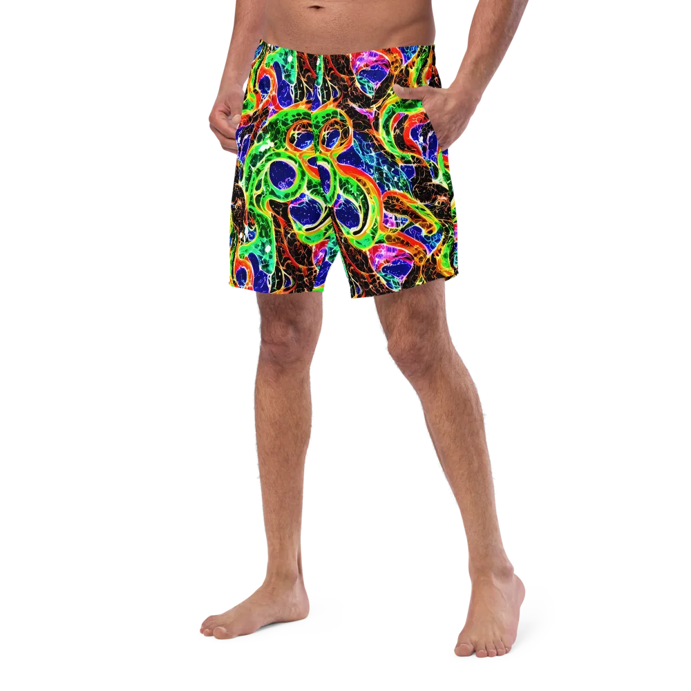 Wildfire Circuit on Swim Trunks — Left Front