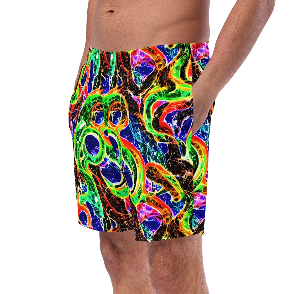Wildfire Circuit on Swim Trunks — Left Front