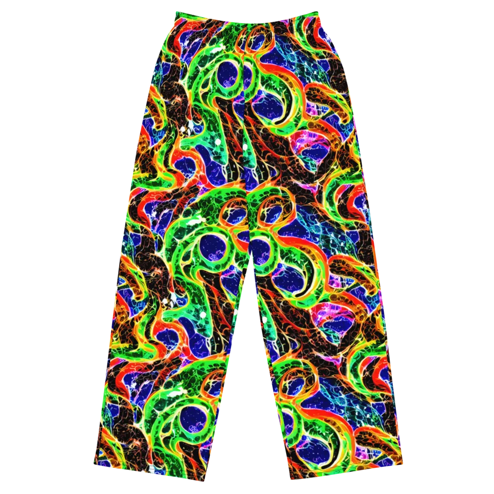 Wildfire Circuit on Wide-Leg Pants — Front