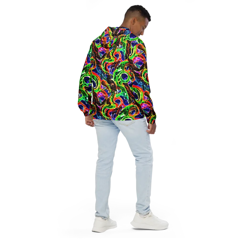 Wildfire Circuit on Men's Windbreaker — Back