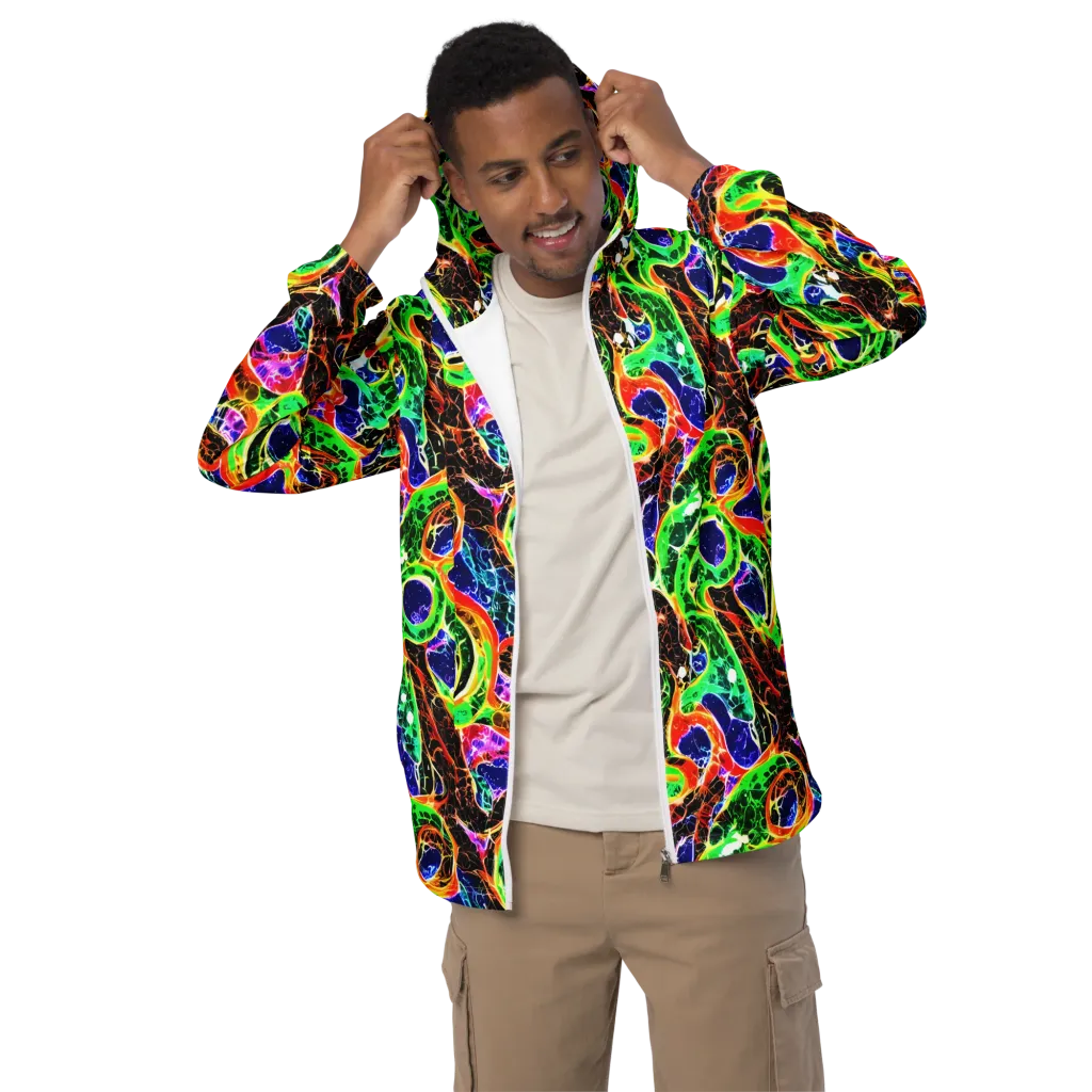 Wildfire Circuit on Men's Windbreaker — Front