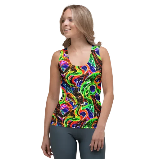 Wildfire Circuit on a Women's Tank Top