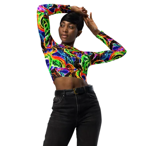 Wildfire Circuit on a Long Sleeve Crop Top