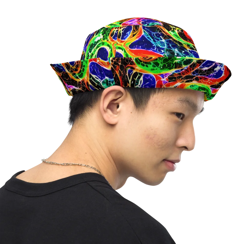 Wildfire Circuit on Reversible Bucket Hat — Right Outside