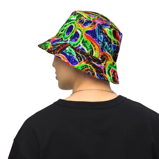 Wildfire Circuit on a Reversible Bucket Hat