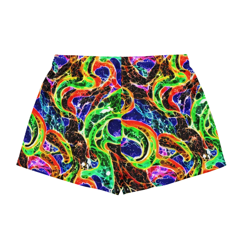 Wildfire Circuit on Women's Pajama Shorts — Back