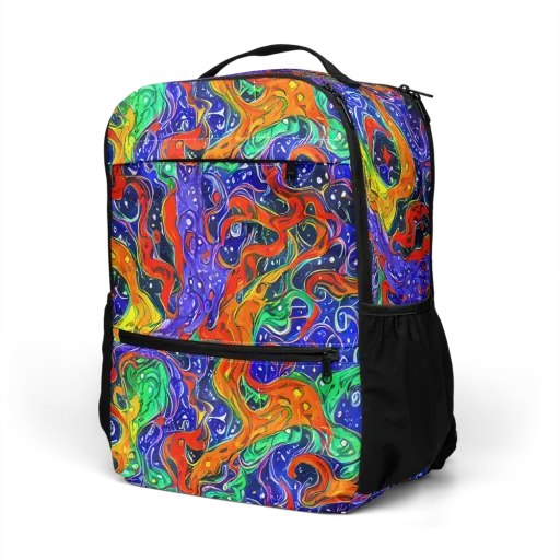 Kaleidoscope Rapids on a Utility Backpack