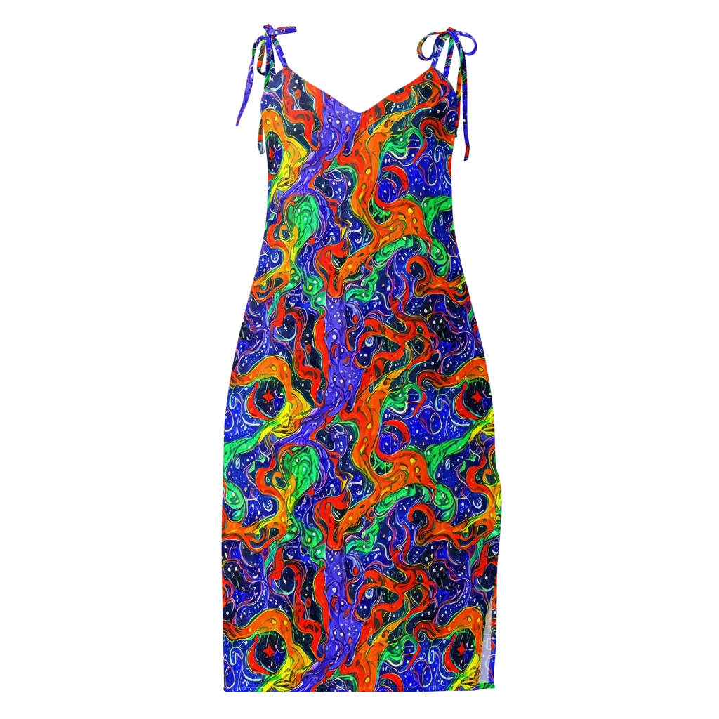 Kaleidoscope Rapids on Slip Dress — Front