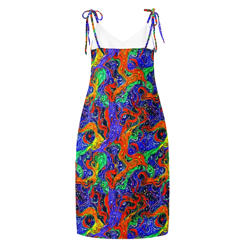 Kaleidoscope Rapids on Slip Dress — Back